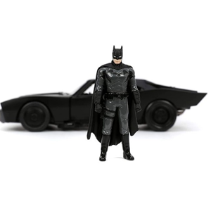 اسباب بازی ماشین فلزی بتموبیل و فیگور فلزی بتمن با مقیاس 1:24 Batman and Batmobile_اسباب بازی